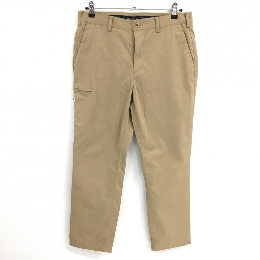 ビームスゴルフ パンツ ベージュ バックロゴ刺しゅう メンズ L ゴルフウェア BEAMS GOLF