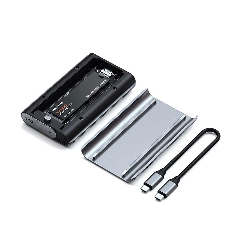 Satechi USB4 M.2 NVMe SSD 外付け Pro エンクロージャー (40Gbps 高速転送, 16TBまで対応) アルミニウム 工具不要 ポリカーボネイト ケース USAP SSD Trim (サイズ2280/2260/2242/2230m - メルカリ Satechi USB4 M.2 NVMe SSD 外付け Pro エンクロージャー (40Gbps 高速転送, 16TBまで対応) アルミニウム 工具不要 ポリカーボネイト ケース USAP SSD Trim (サイズ2280/2260/2242/2230m - メルカリ