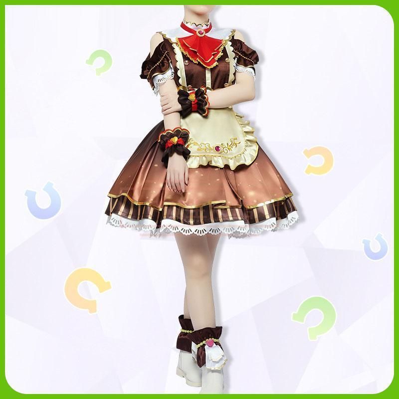 ウマ娘 プリティーダービー 風 ミホノブルボン コスプレ衣装 靴 コスチューム 演出服 アニメ ゲーム ハロウィン cosplay 変装