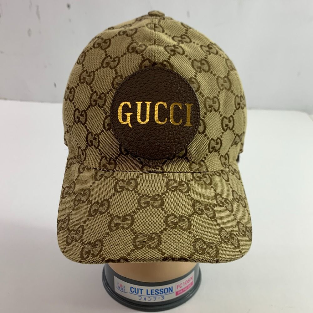04w3338▽※【中古】グッチ GUCCI GGキャンバス ベースボール