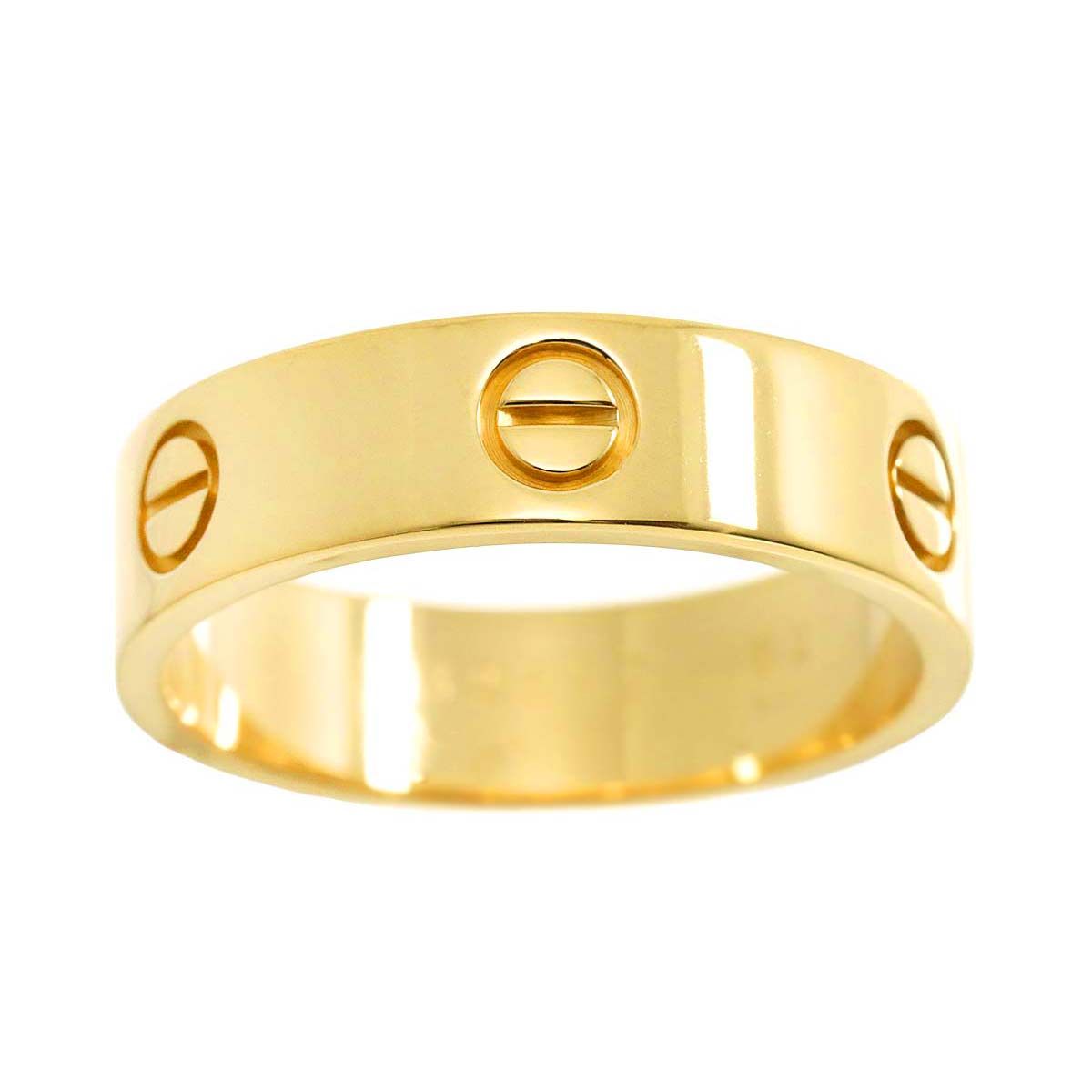カルティエ Cartier ラブ #61 リング K18 YG イエローゴールド