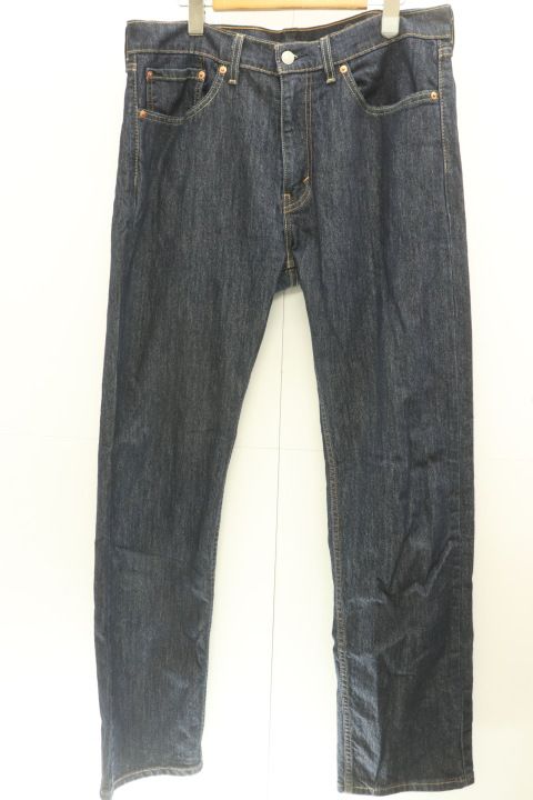 【中古】 LEVIS メンズデニムパンツ W33×L32 505 REGULAR LEVIS W33×L32 インディゴブルー 藍 デニム