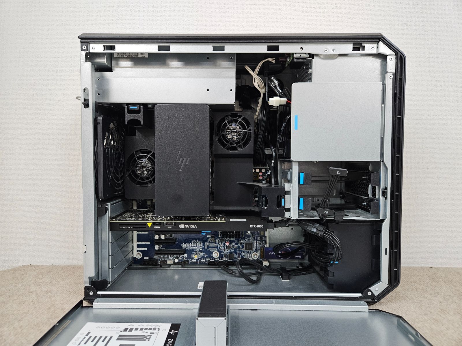  HP Z 4 G Workstation AI研究 ワークステーション Intel Xeon W-2133 6コア12スレッド 64 GBメモリ M.2 SSD 1 TB NVIDIA RTX 4000 ワークステーション デスクトップPC