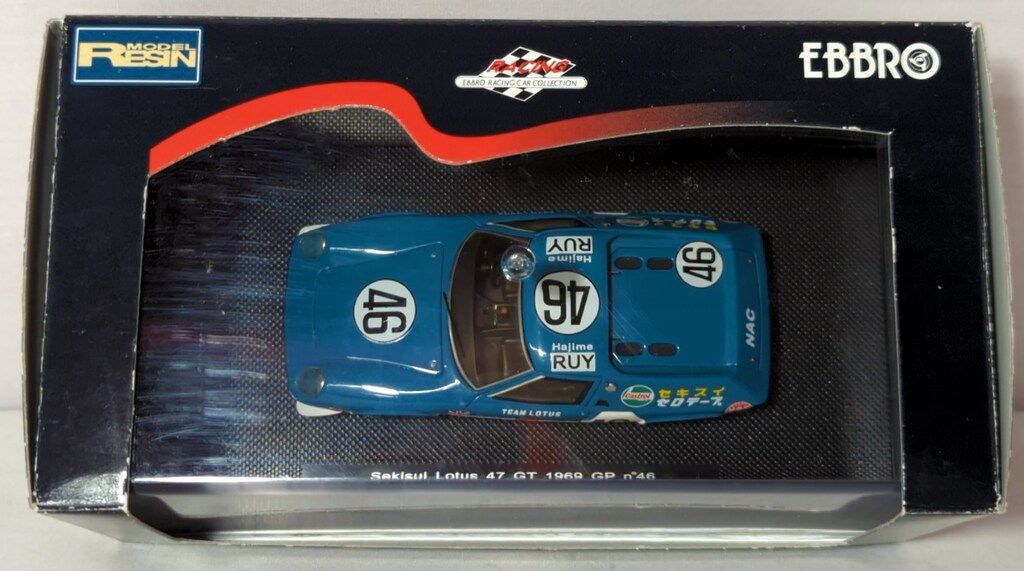 エブロ「SEKISUI LOTUS 47GT 1969 Japan GP」 MMP 1/43 EBBRO SEKISUI LOTUS 47GT 1969 JAPAN GP #46 44207 - メルカリ