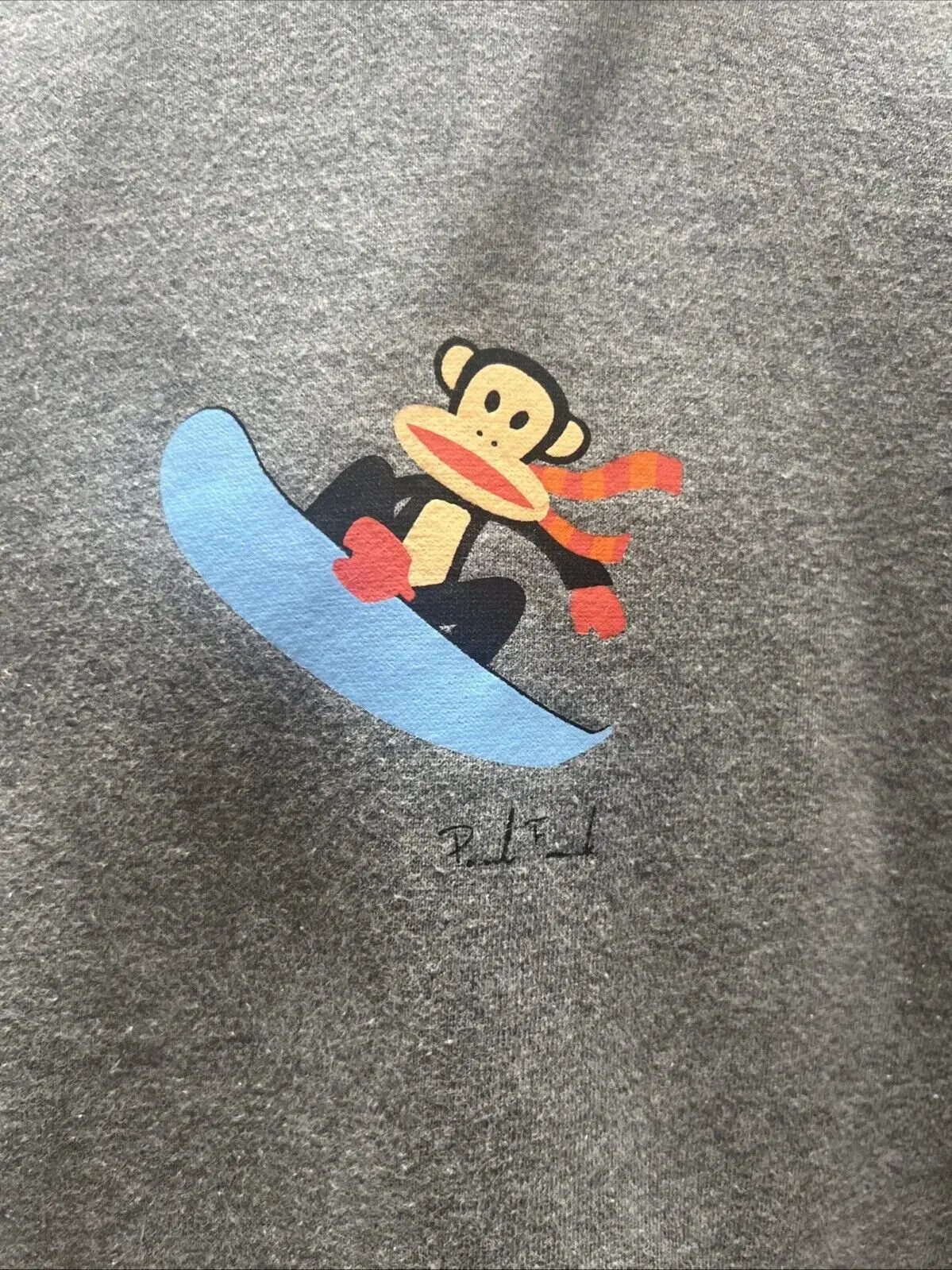 フランク スノウボード フードTシャツ グレー S