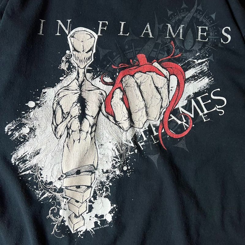 00s In Flames オフィシャル Come Clarity プリント 半袖 Tシャツ XL / 00年代 オールド バンド バンT ブラック  黒 - メルカリ