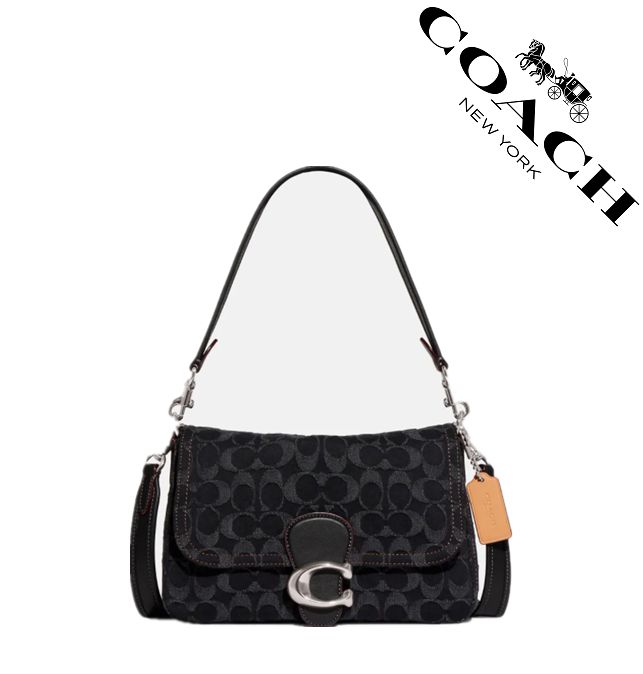 【セール中】COACH コーチバッグ CG094 ソフト タビーショルダーバッグ シグネチャーデニム ハンドバッグ  手提げバッグ レディース クロスボディー アウトレット品 新品未使用