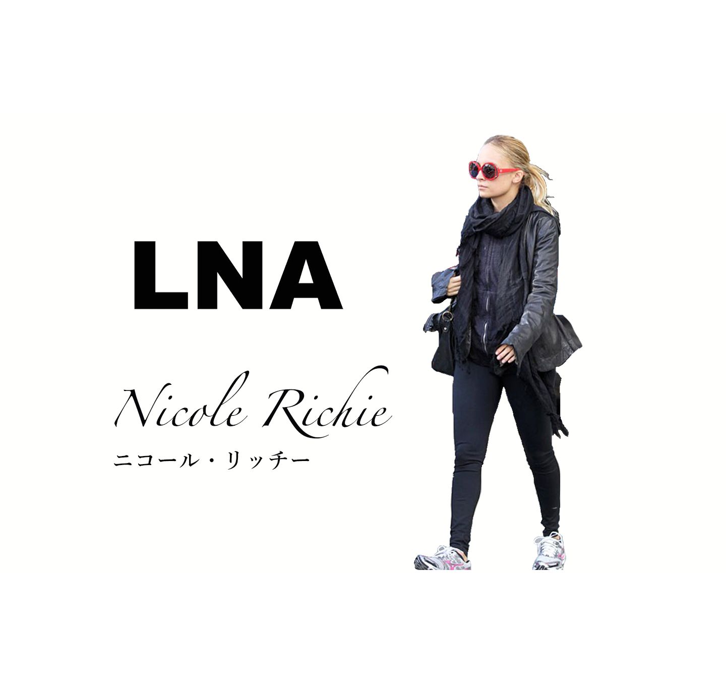 LNA／エルエヌエー　Oliviaジッパーレギンス／ブラックLICORICE LNA／エルエヌエー Oliviaジッパーレギンス／ブラックLICORICE