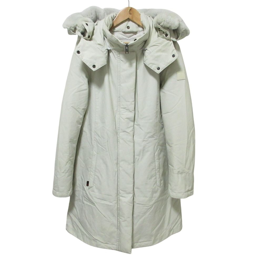 良品 WOOLRICH ウールリッチ ラビットファー フード2WAY ダウン