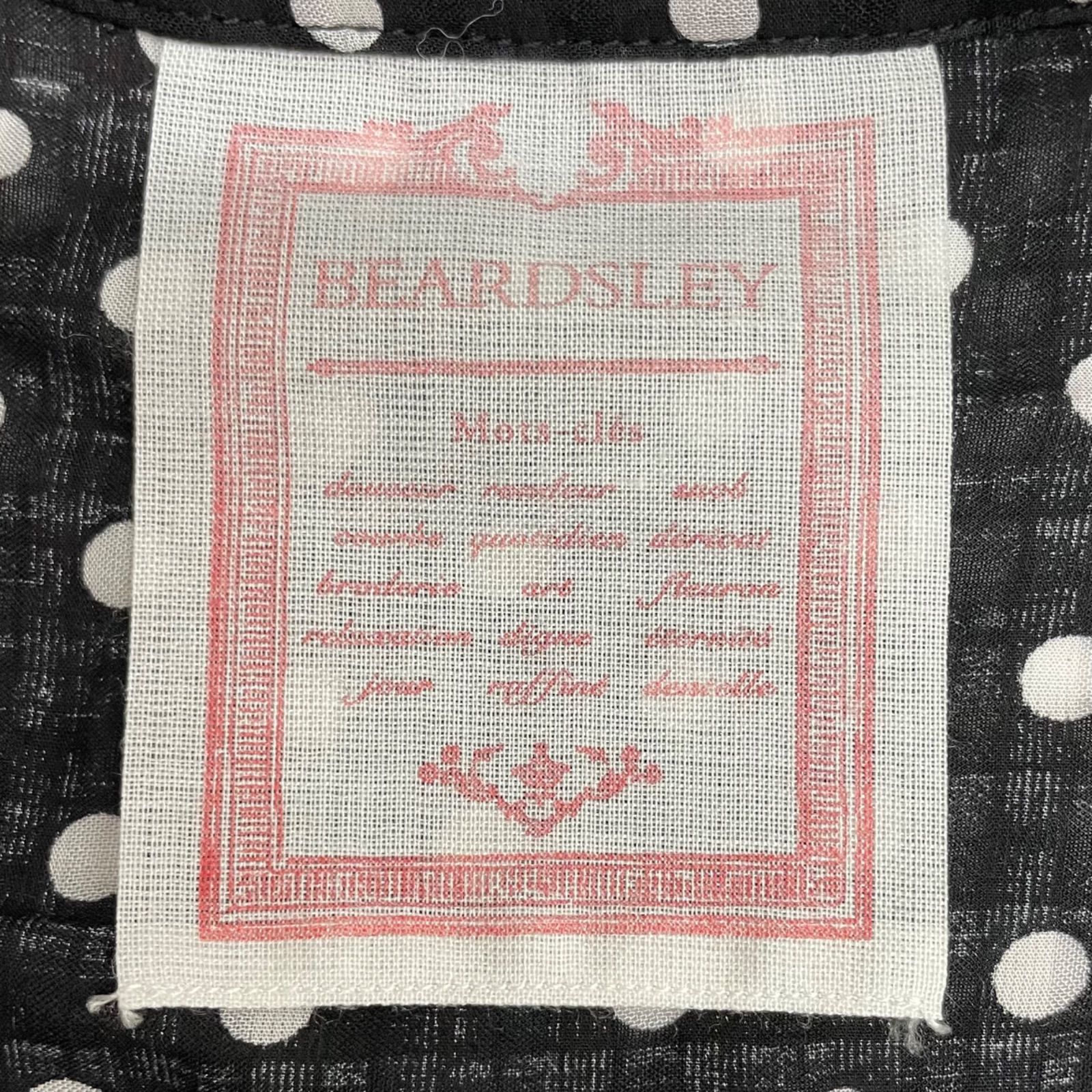BEARDSLEY ドット柄 ロングワンピース BEARDSLEY ドット柄 ロングワンピース未使用