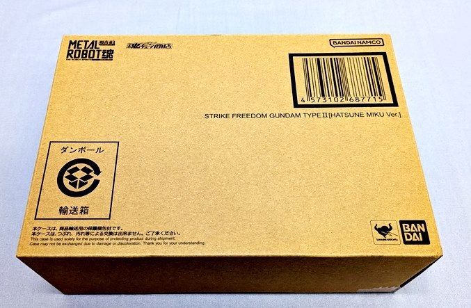L ROBOT魂 ストライクフリーダム　初音ミク 未開封　伝票跡無 伝票跡無し【新品未開封】 メタルロボット魂 ストライクフリーダム
