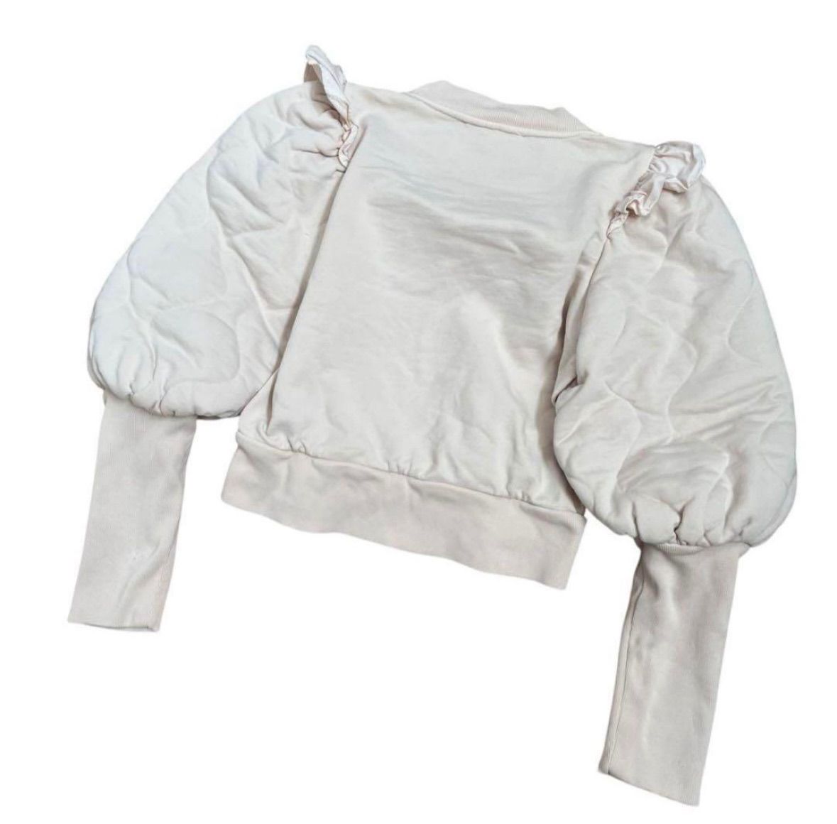 sea York フリルドッキングスウェット