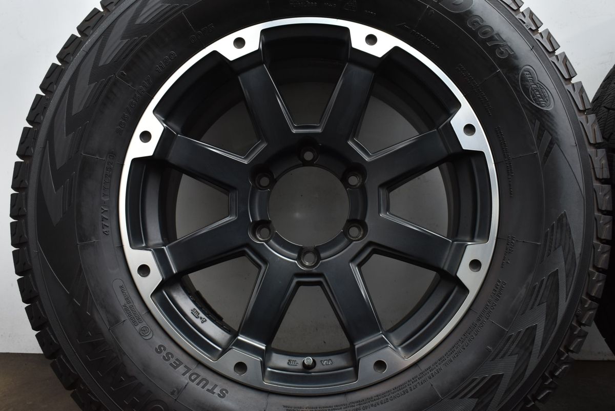 2023年製 バリ溝】ロックケリー MX-1 17in 7.5J +25 PCD139.7 ヨコハマ