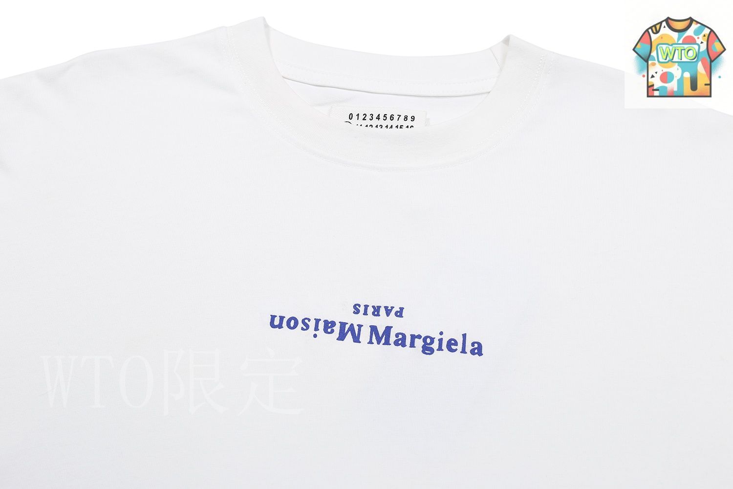 今日特価】Maison Margiela ハイクオリティー反転ロゴプリント T