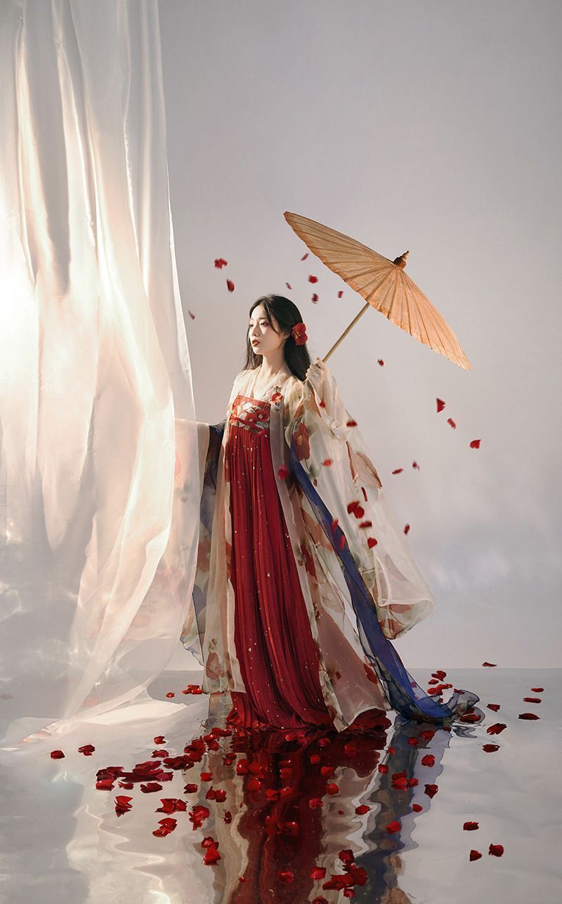 中華風ワンピースドレス古風チャイナドレスステージ衣装漢服中華服大袖シャツ唐製改良コスプレチャイナ服衣装仮装レディー