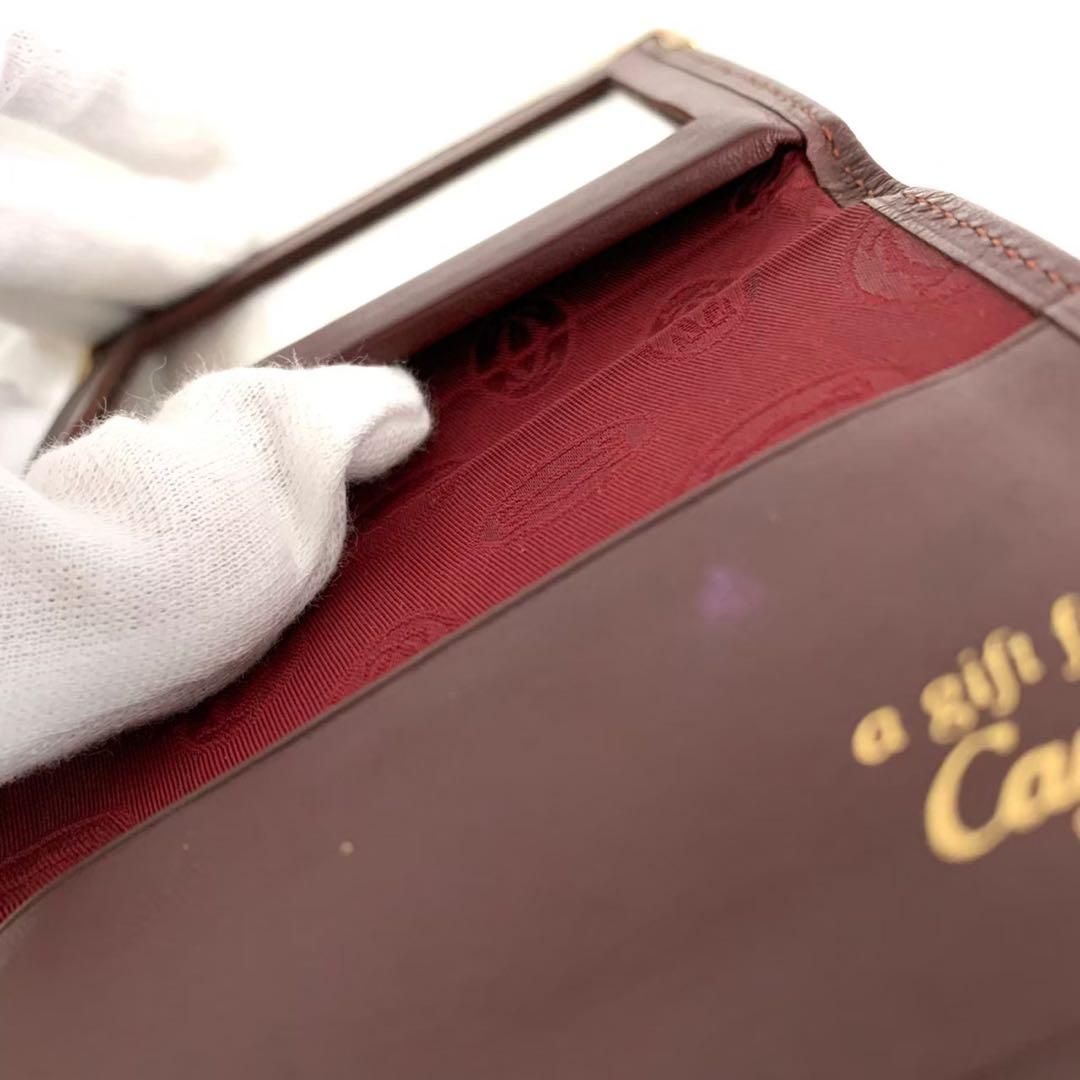 Cartier カルティエ カードケース ミラー付き マスト ドゥ