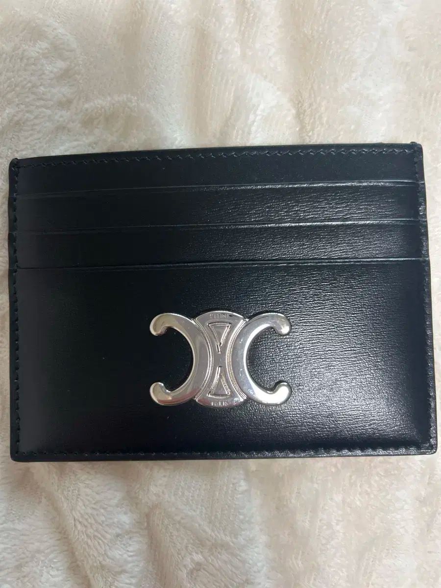CELINE Celine セリーヌ トリオンフ シルバー金具 カードウォレット