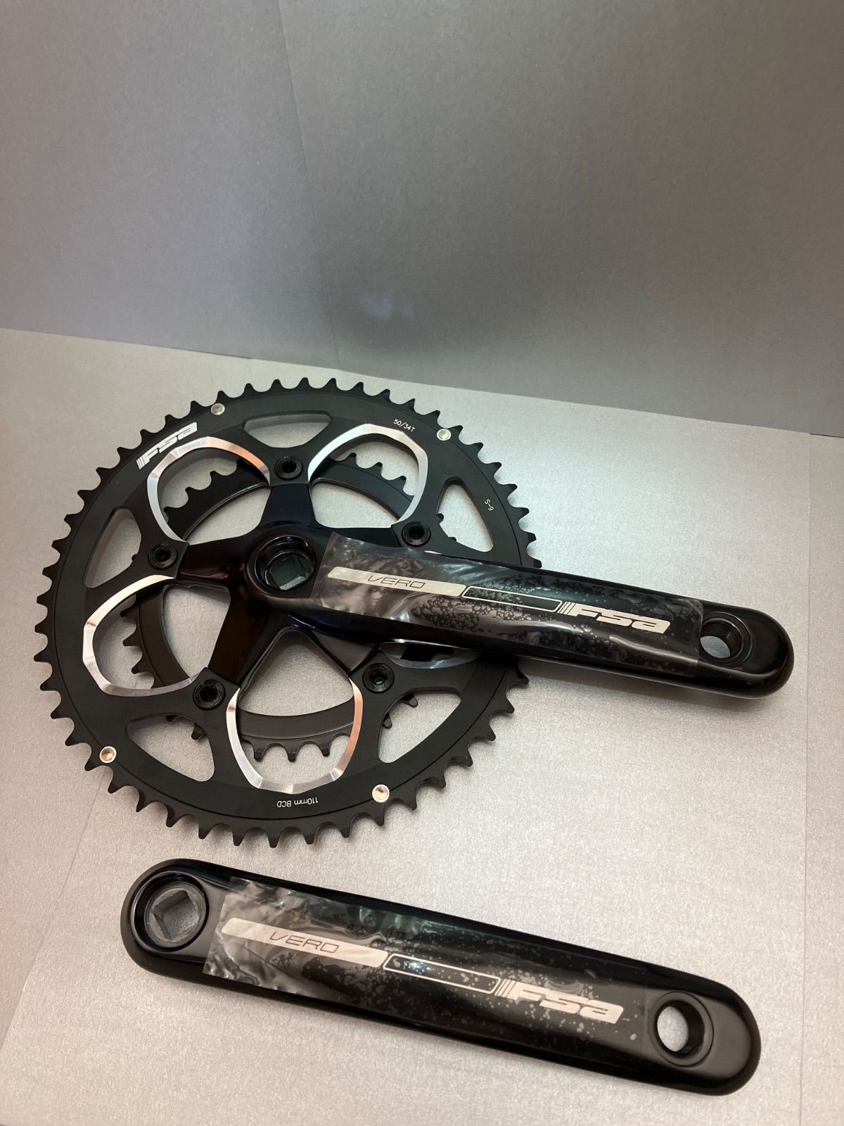 Bianchi FSA VERO 50-34 165mm クランクセット未使用 FSA VERO クランクセット 50 34 165 - メルカリ