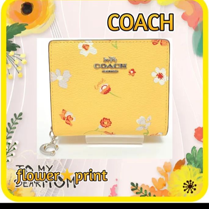 ✳️ Sale 匿名配送 新品 ✳️ COACH コーチ イエロー色 財布