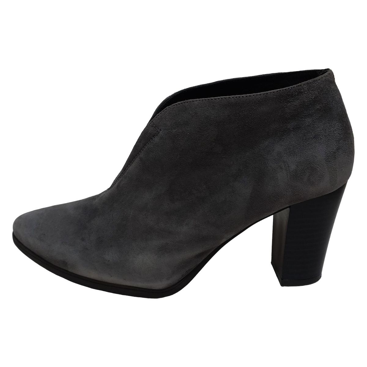 CarmenSalas カルメンサラス ブーティ 37 レディース - グレー