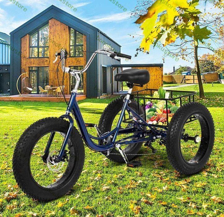 強くお勧め b大人の三輪車の自転車1|7スピードの3輪ショッピングのための3輪 24バスケット 3つの車輪クルーズトライク 快適な自転大人の