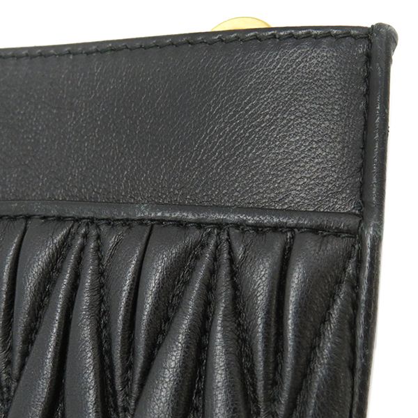 ミュウミュウ MIU MIU ショルダーバッグ マテラッセ ポシェット レザー  