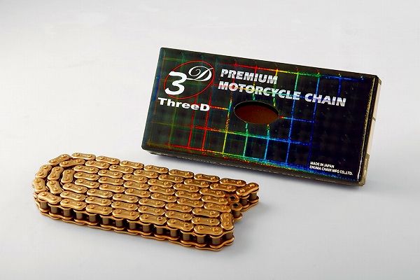 HOT，大得価 EKチェーン/江沼チェーン シールチェーン ThreeD/スリード Zシリーズ スズキ GS500/E 500cc 1997年～ ゴールド 520 110L 継手：MLJ 520Z/3D(GP;GP) その他