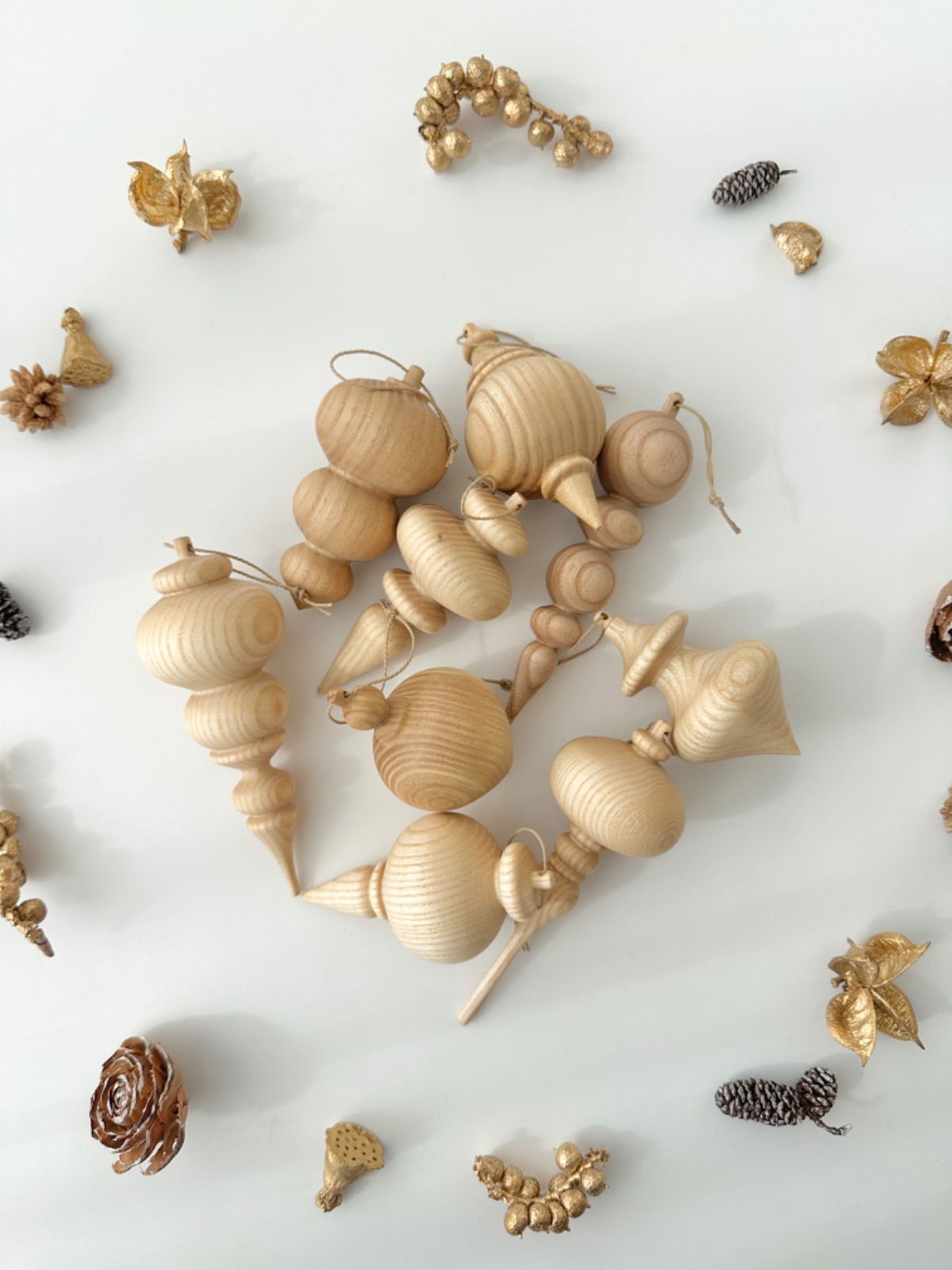 lemi toys 木製オーナメント 9点セット 新入荷⭐︎ lemi toys 木製オーナメント 9個セット - メルカリ