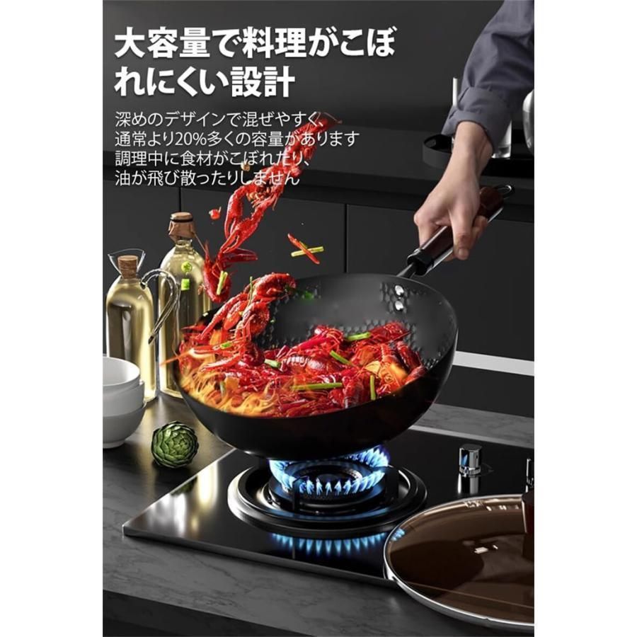 中華鍋 ノンスティックフライパン フライパン フライパン 5イン1 分割グリルパン 多目的調理朝食鍋 フライパン オーブンミールスキレット 耐久性のあるフライパン 中華鍋 ノンスティック セラミックポット 誘導