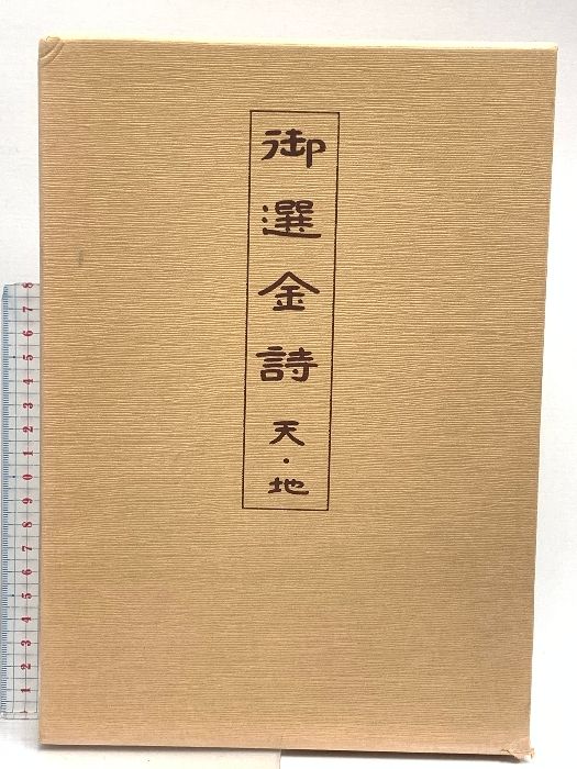 御選金詩 天・地 太刀掛呂山・訓註 書藝界 2冊セット