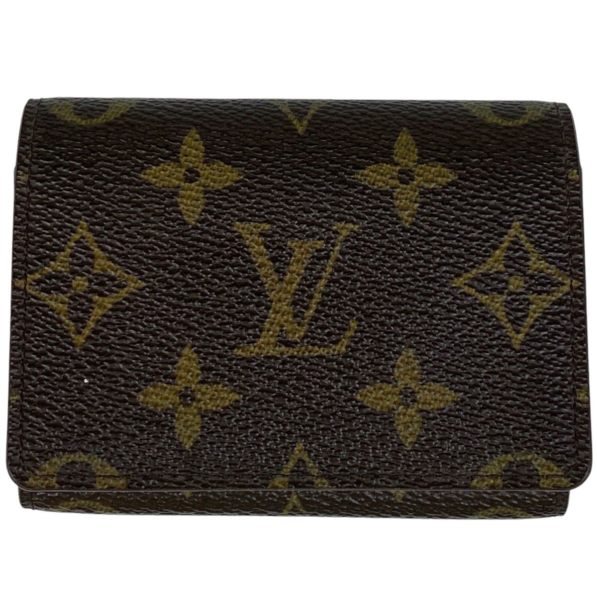 ルイ ヴィトン Louis Vuitton アンヴェロップ カルト ドゥヴィジット カード入れ 名刺ケース カードケース モノグラム ブラウン M62920 レディース