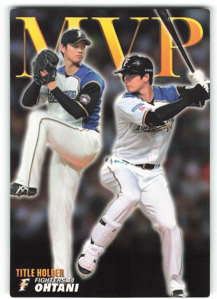 カルビー 2017年 第1弾 日本ハムファイターズ 大谷翔平 TITLE HOLDER T