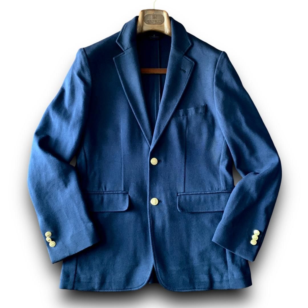 掲載写真でご確認ください美品『ブルックスブラザーズ』着やすいジャージー素材  テーラード ジャケット