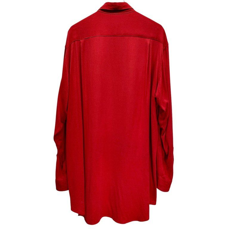 Y's for men レーヨンギャバジンオーバーサイズシャツ ブラウス