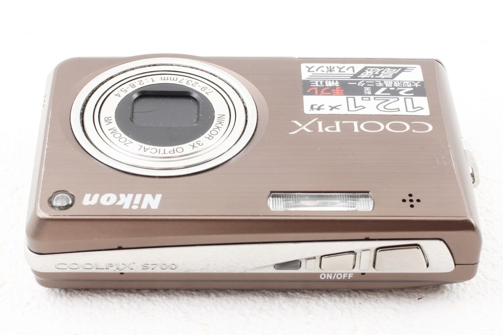 【ジャンク】Nikon デジタルカメラ COOLPIX S70 中古 Nikon COOLPIX S700 銀 デジカメ ジャンク 2個セット