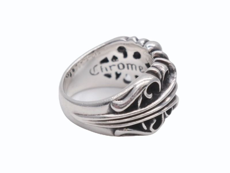  CHROME HEARTS クロムハーツ K T フローラルリング サイズ16号 重量16 6 g シルバー925 4 b 007260 リング 指輪 アクセサリー
