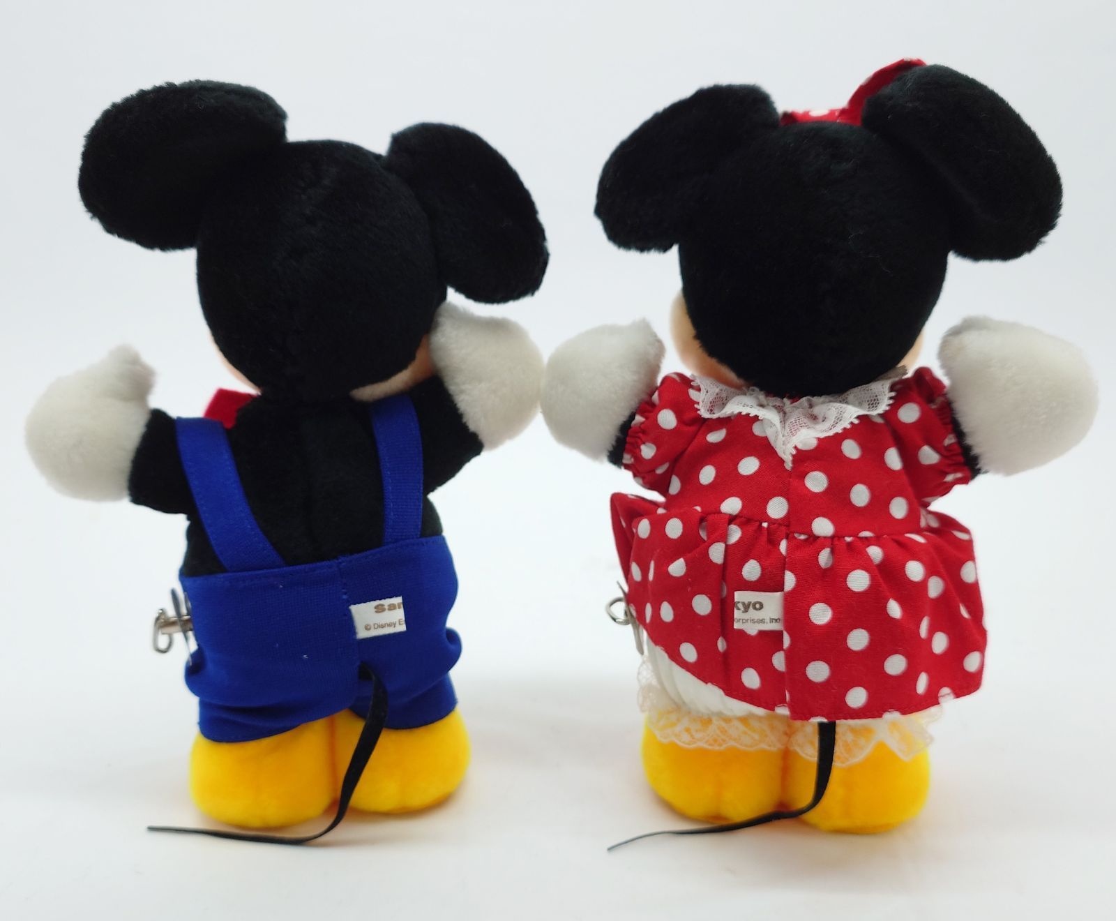 Sankyo サンキョー ミッキー ミニー 首振り ぬいぐるみ