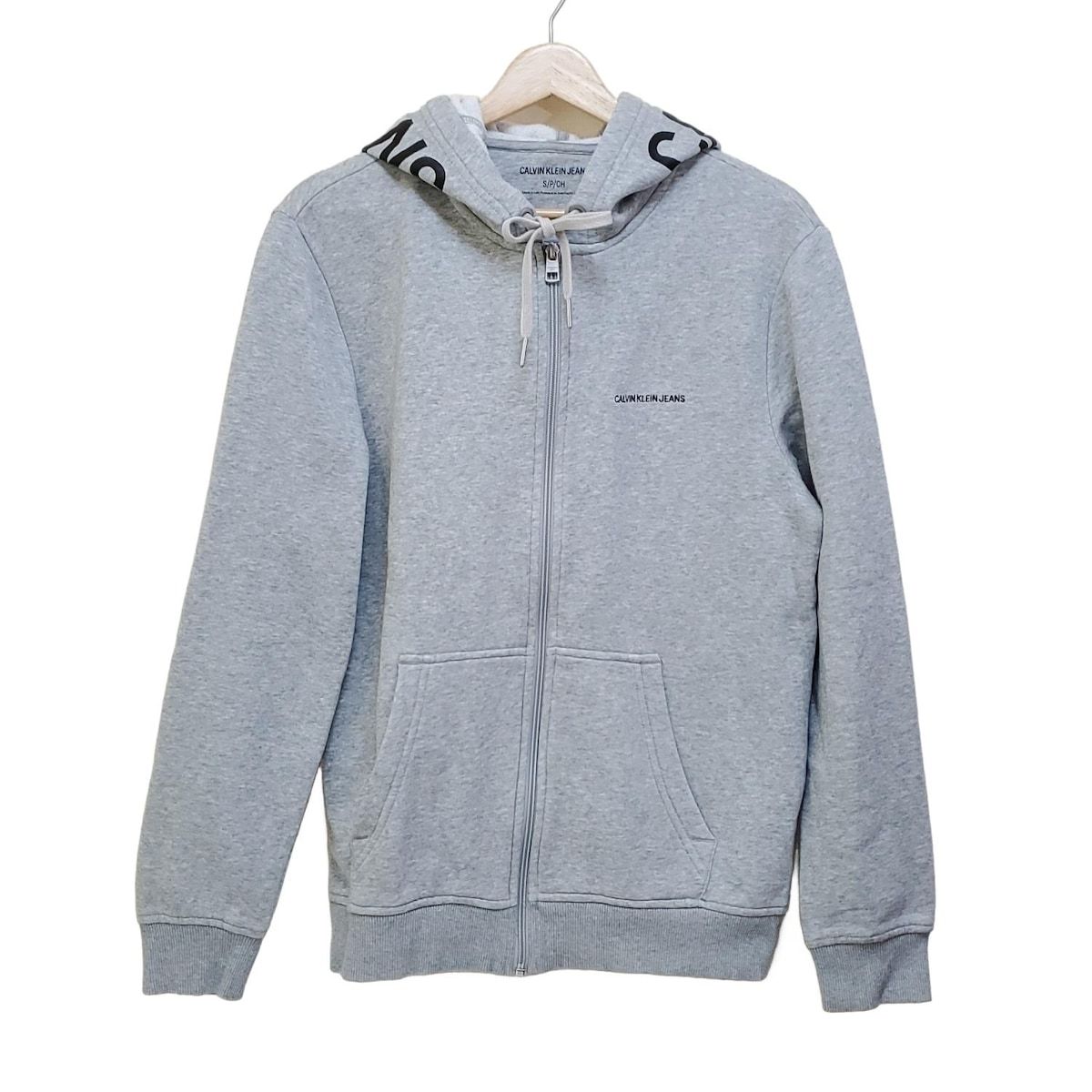 カルバンクライン　パーカー Sサイズ グレー Calvin Klein 大きいサイズ メンズ CK カルバンクライン