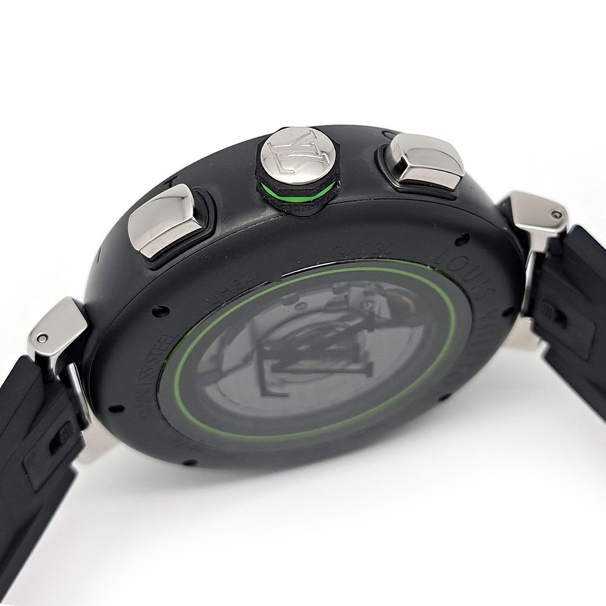 ルイヴィトン タンブール クロノグラフ ダミエ・グラフィット レース  