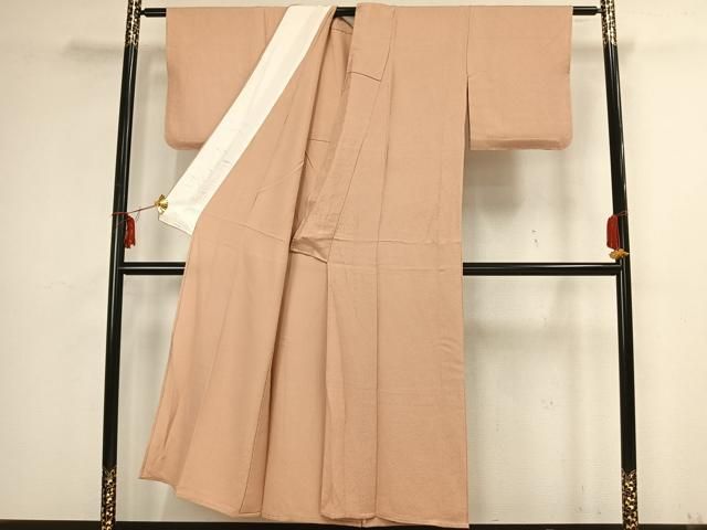平和屋着物▽上質な色無地　単衣　洗柿色　正絹　逸品　AAAZ1476fy 平和屋着物▽上質な色無地 単衣 洗柿色 正絹 逸品 AAAZ1476fy - メルカリ