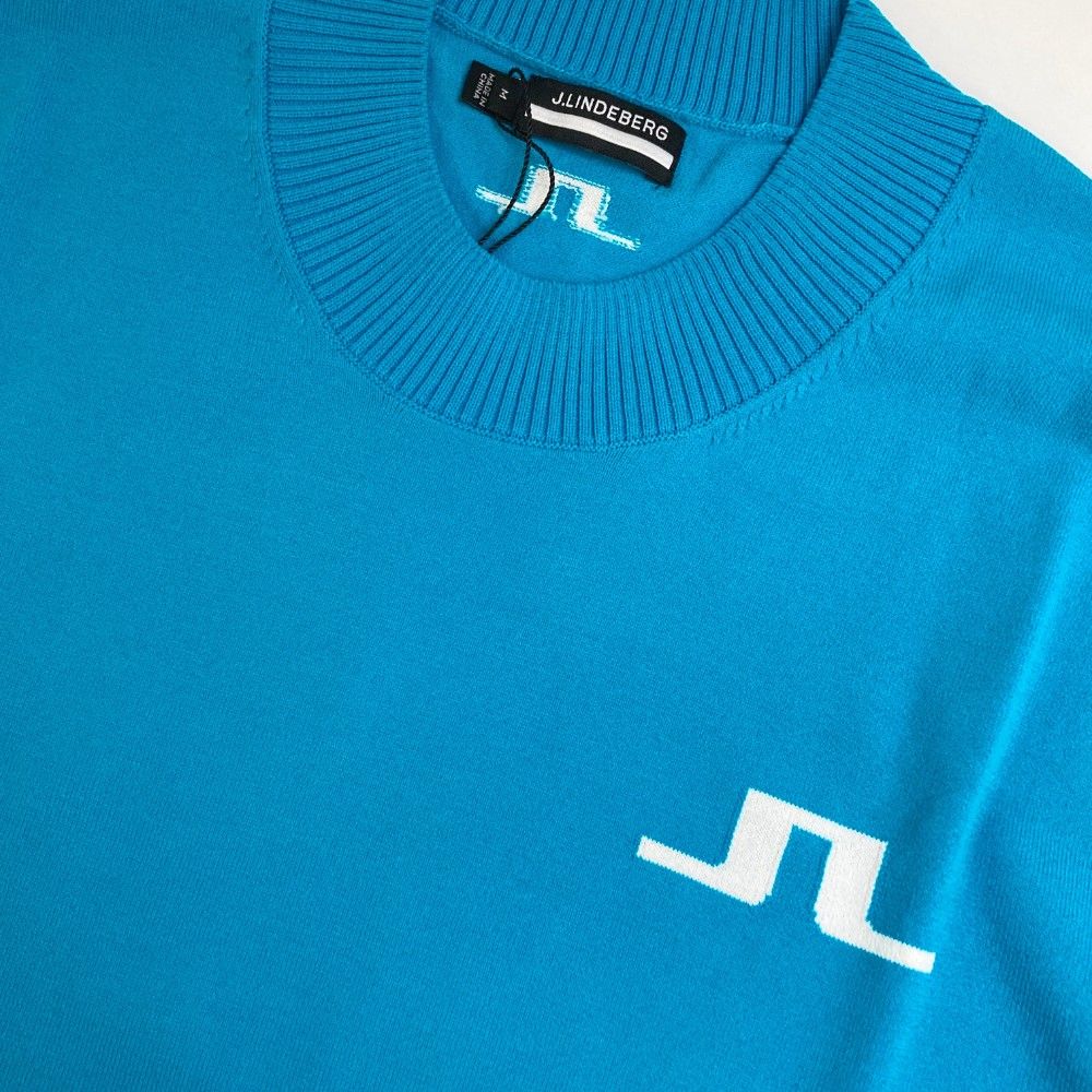 サイズ：M J.LINDEBERG ジェイリンドバーグ ハイネック ニット
