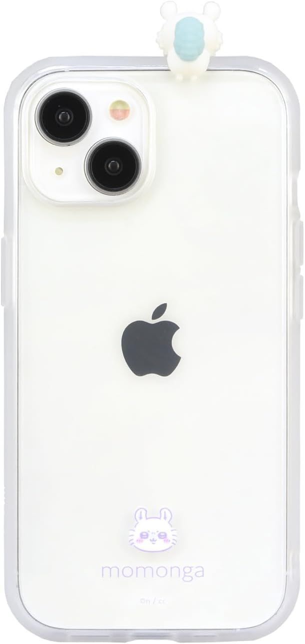 【新品・未開封】グルマンディーズ ちいかわ フレーム IIIIfit Clear(イーフィット クリア) iPhone15 / 14 / 13 対応 ケース モモンガ CK-28D