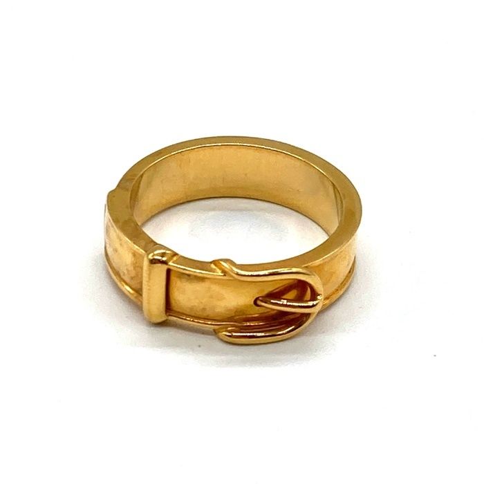 HERMES スカーフリング サンチュール ゴールド エルメス 美品