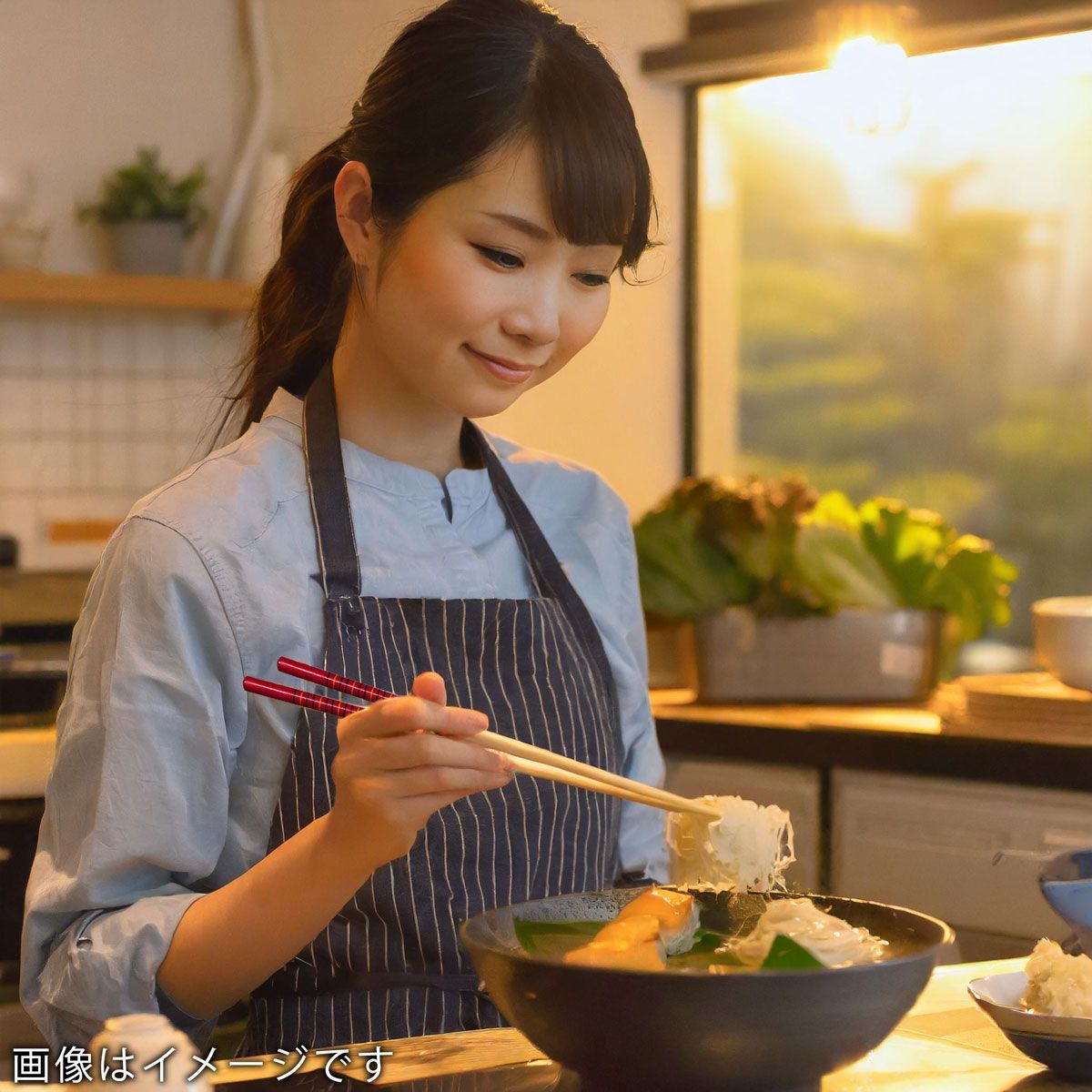 菜箸 赤黒2膳セット すべり止め付 お取分け箸 歌舞伎柄 菜ばし 箸勝本店謹製