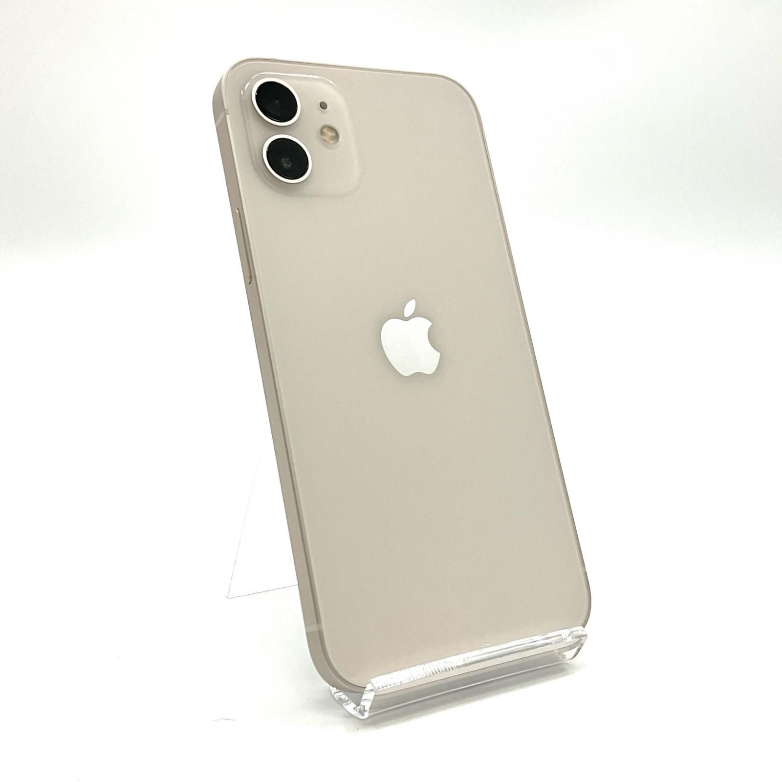 【全額返金保証】【最速発送】Apple iPhone 12 128GB ホワイト SIMフリー 美品 動作確認済 96%