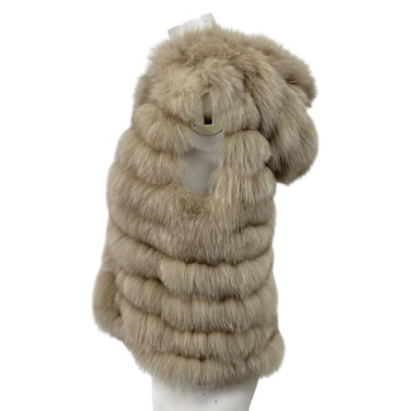 Theory luxe. ファー付きベスト S32 アイボリー/ベージュ