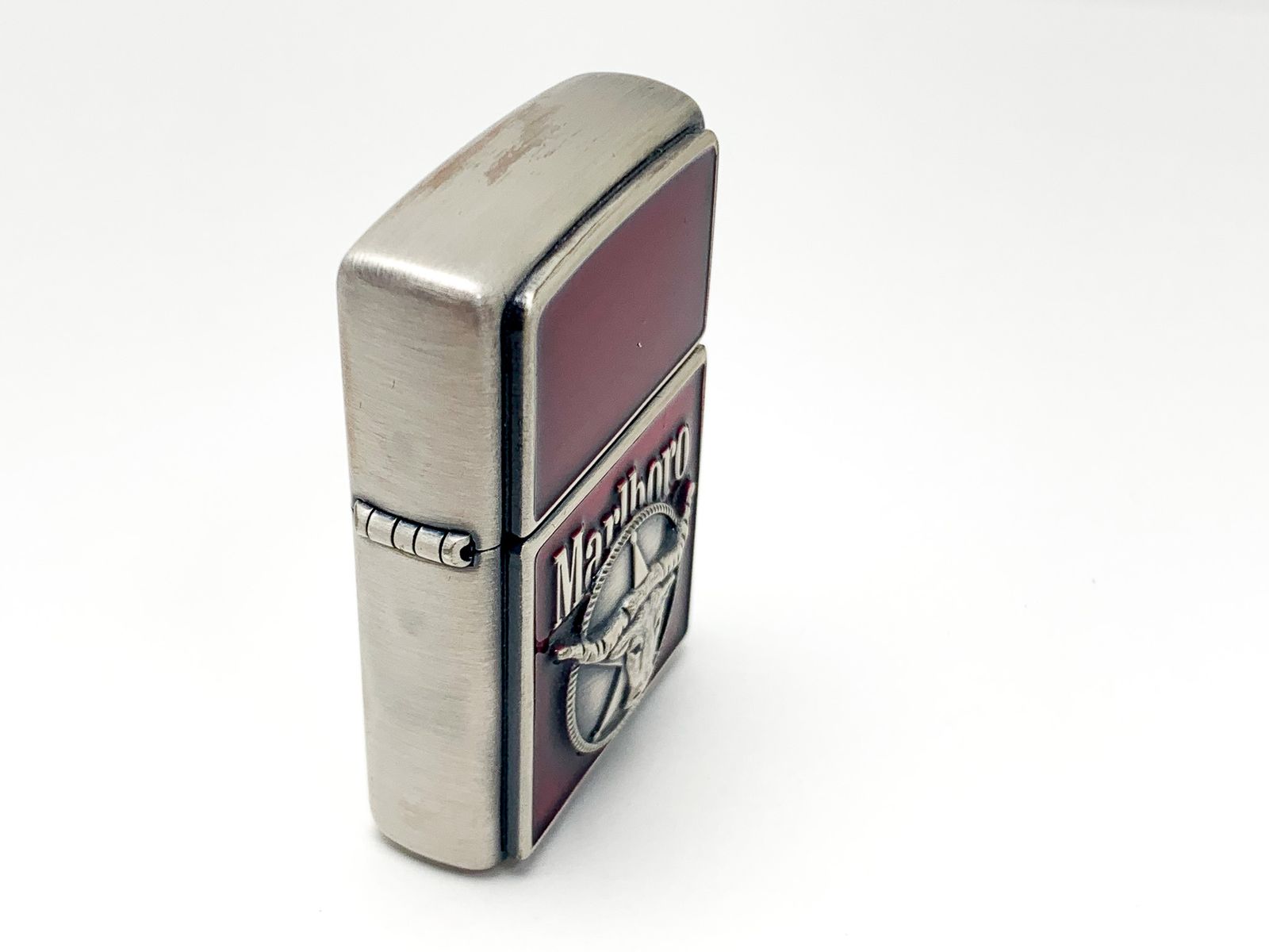 ZIPPO ジッポ Marboro マルボロ The Red Collection レッドコレクション 牛 ロングホーン ライター 2001年 箱付き  未使用品