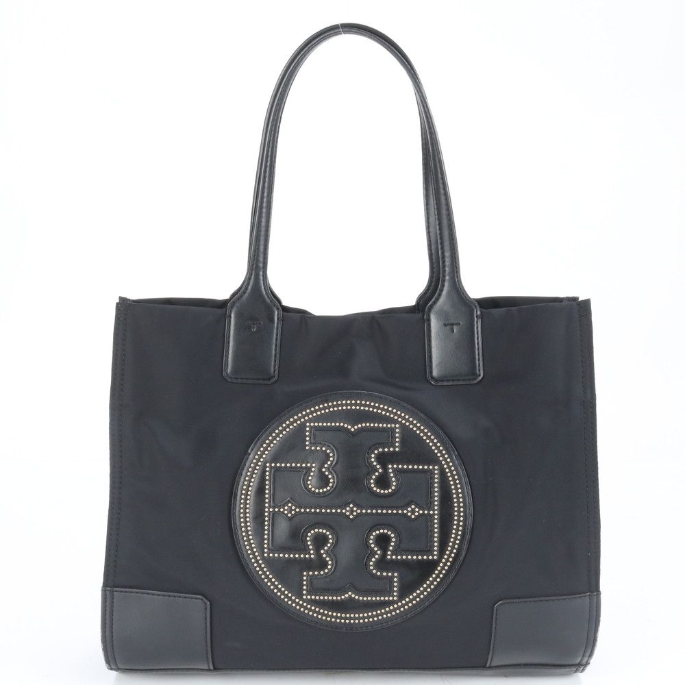 【美品】トリーバーチ トートバッグ レザー シボ革 肩掛け 黒 A4可 通勤 美品 トリーバーチ トートバッグ シボ革 ポーチ A4 肩掛け 黒
