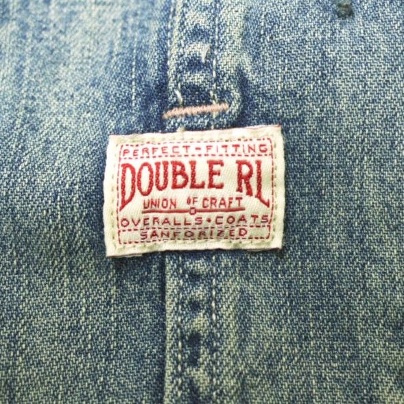 RRL ダブルアールエル WESTCOTT REPAIRED DENIM OVERALLS リペア加工