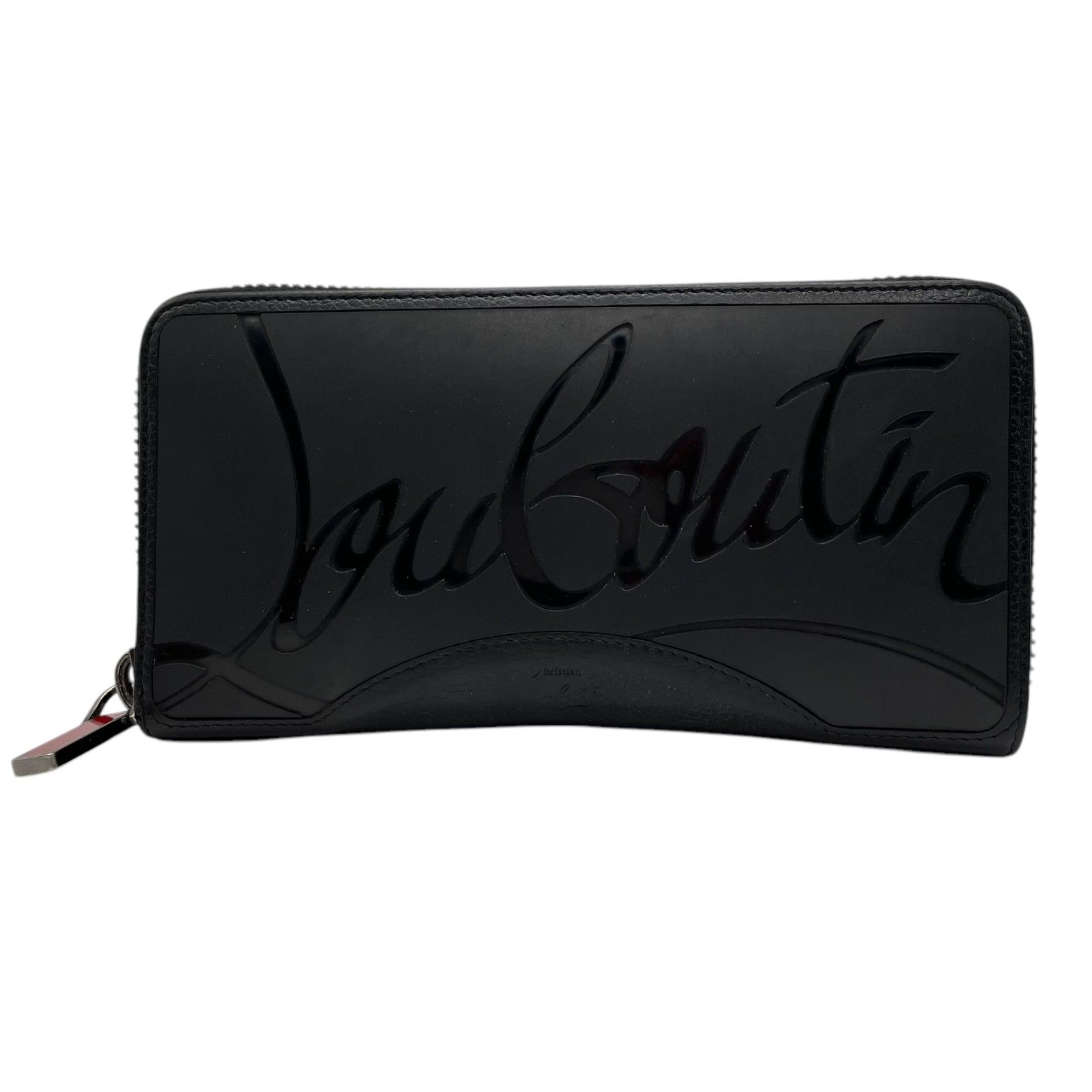 極美品 CHRISTIAN LOUBOUTIN クリスチャンルブタン メンズ 長財布 